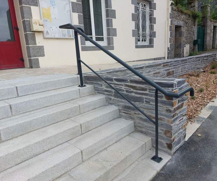 Pose rampe escalier Ploufragan